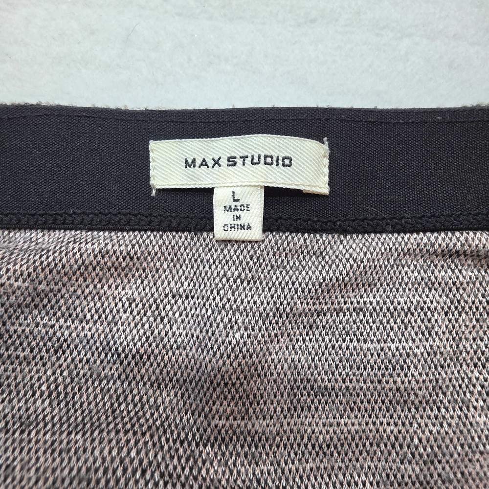 Max Studio Women's Black & White Skirt Size Large - Picture 3 of 7